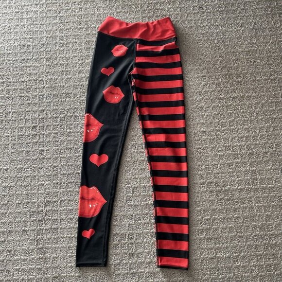 Unbranded Pants - Womens Vastitch Valentine's Day Leggings Skinny Pants Yoga Running Gym Pant